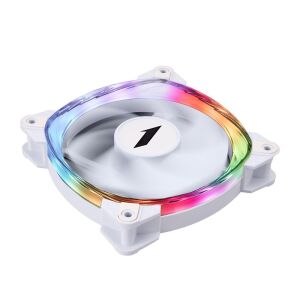 1ST PLAYER FS7 120MM ARGB PWM TEKLİ BEYAZ KASA FANI