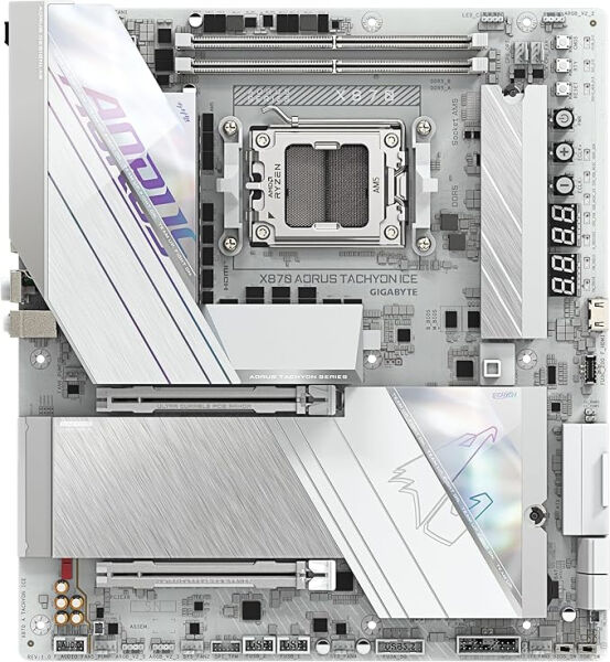 GIGABYTE X870A AORUS TACHYON ICE DDR5 8400Mhz HDMI/DP E-ATX AM5