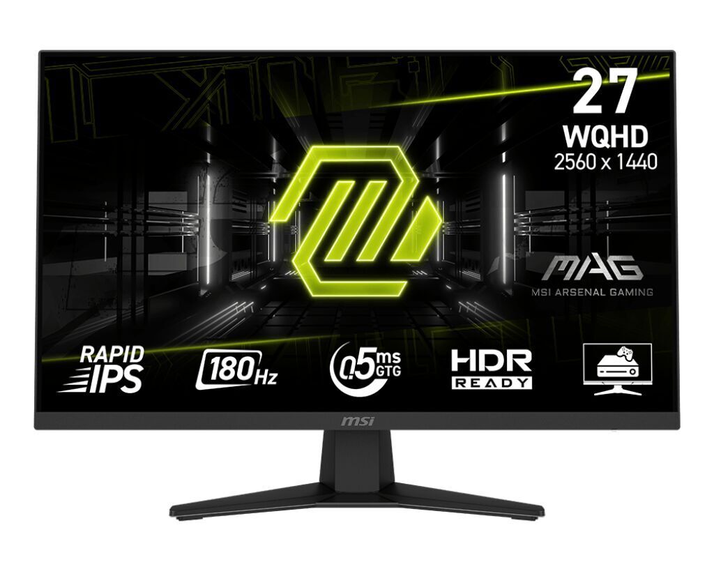 27 MSI MAG 274QF 0.5MS 180HZ 2K WQHD ADAPTIVE SYNC IPS GAMING