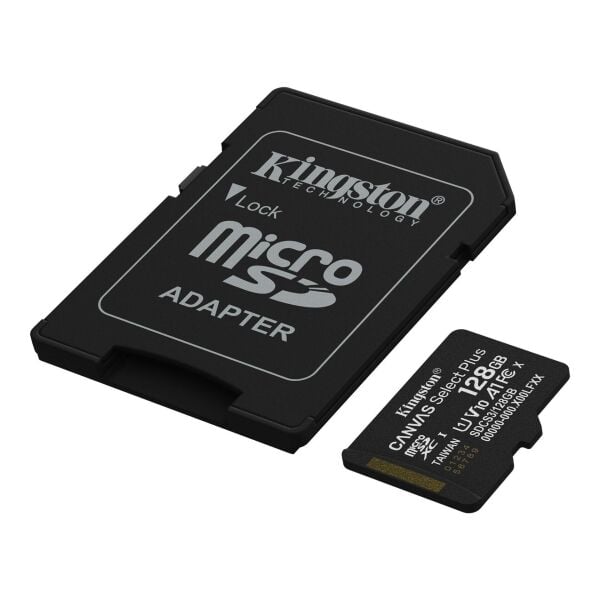 128GB KINGSTON MICROSD CANVAS SELECT PLUS A1 SDCS3/128GB