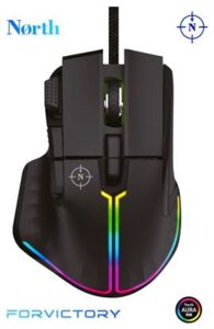 North Ragnarok RGB 12,800 DPI Profesyonel Makrolu Oyuncu Mouse