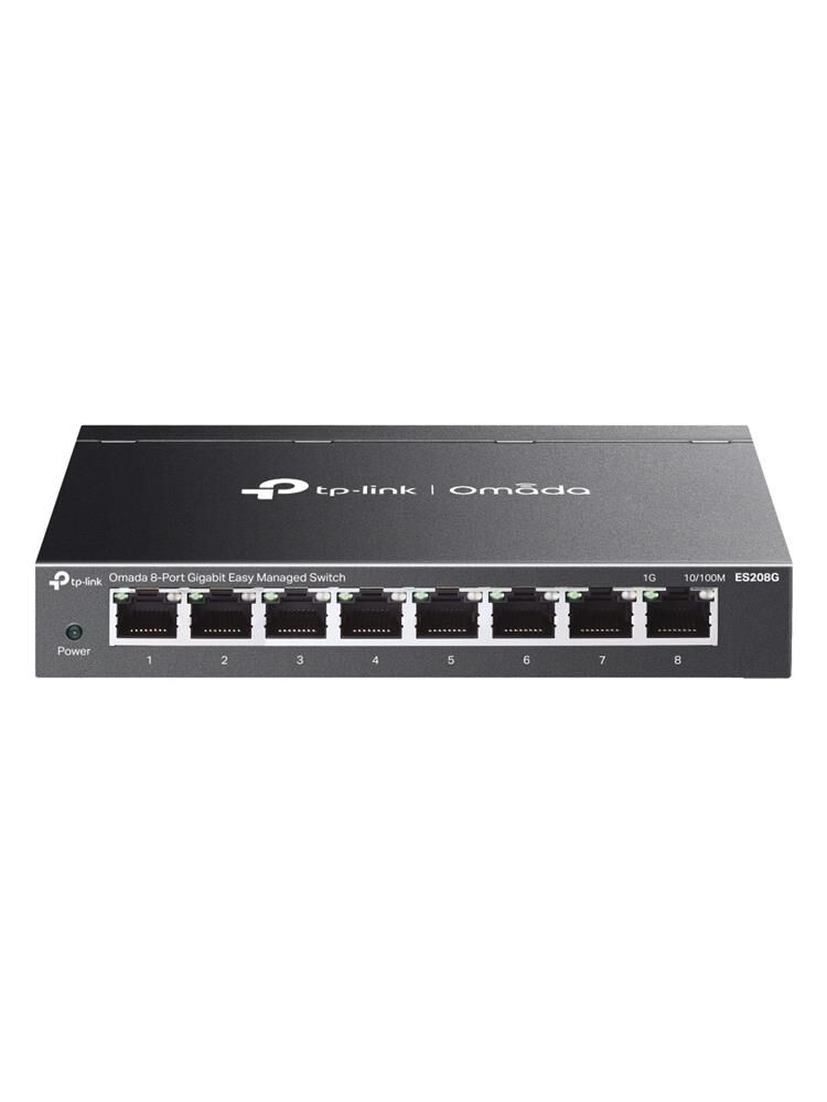 Omada TP-Link ES208G 8 Port 10-100-1000 Mbps Yönetilebilir Switch