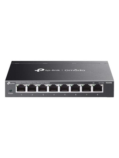 Omada TP-Link ES208G 8 Port 10-100-1000 Mbps Yönetilebilir Switch