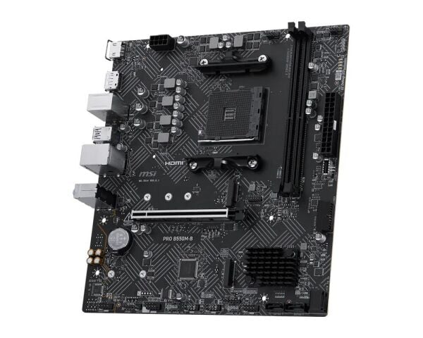 MSI PRO B550M-B AM4 DDR4 4600(OC) HDMI DP 2x M.2 USB 5Gbps mATX