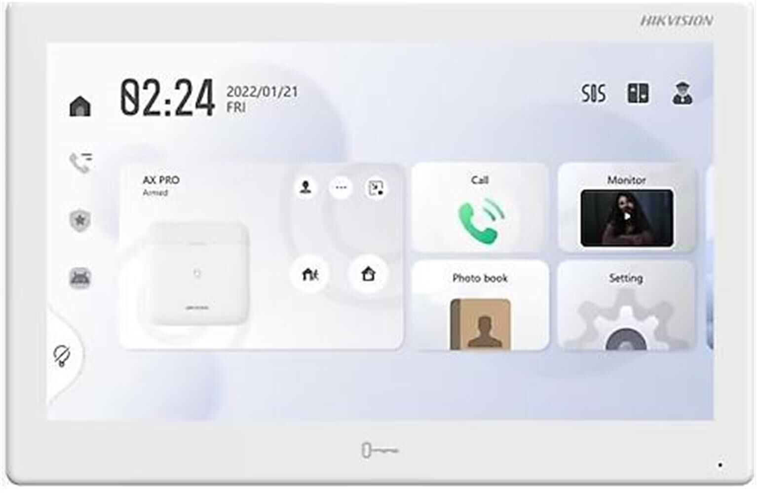 Hikvision DS-KH9510-WTE1(B) 10.1'' İnterkom İç Ünite Görüntülü Dokunmatik Diafon