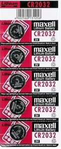 Maxell CR2032 3V Lityum 5li Paket Düğme Pil