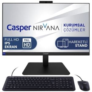 Casper Nirvana One A70.1235-8D00X-V i5 1235U 16GB 250GB M2 SSD Dos 23.8'' FHD AIO
