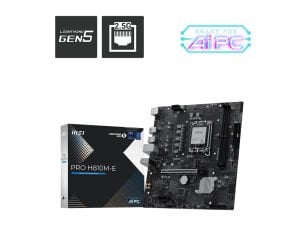 MSI PRO H810M-E DDR5 6400MHz (OC) M.2 mATX 1851P