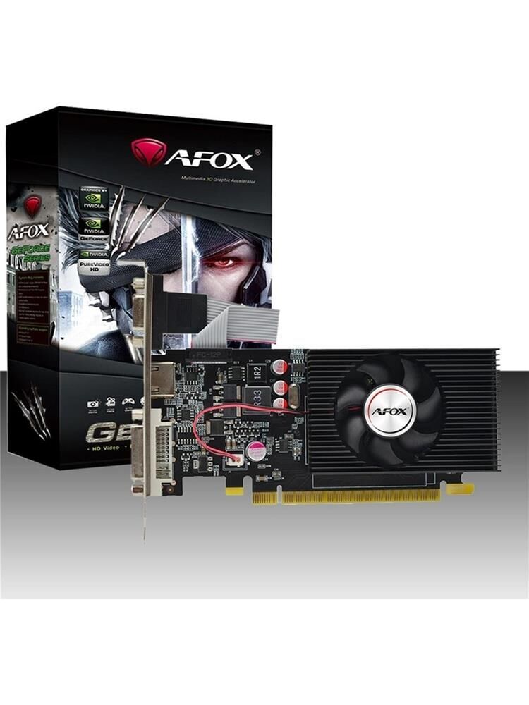 Afox GeForce GT 730 AF730-2048D3L5 2GB DDR3 128Bit DX12 Dvi Hdmı Vga Lp Single Fan Ekran Kartı