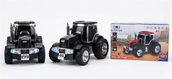 EVERTON RT-1973 Siyah Traktör Modeli  Bluetooth Fm-Usb-Tf-Aux Şarjlı Nostaljik Radyo