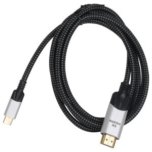 Vcom CU423MCV-1.8 Siyah 1.8MT Type-C To Hdmi 2.0V Kablo