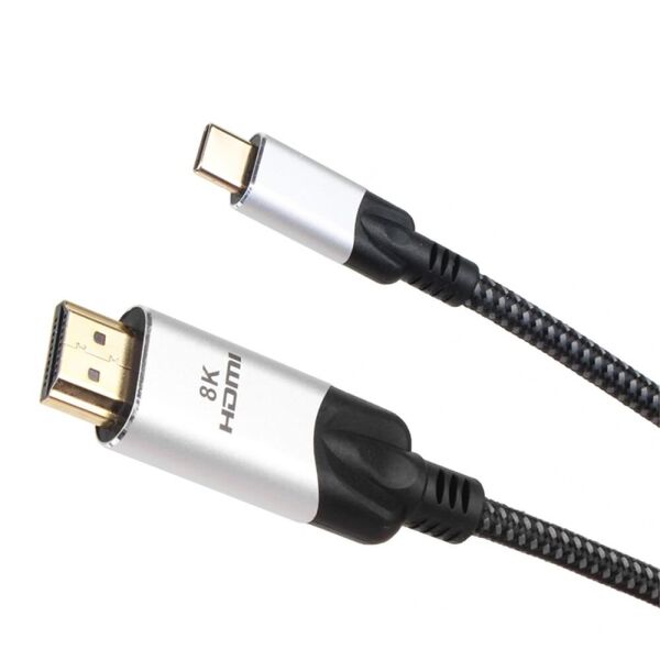 Vcom CU423MCV-1.8 Siyah 1.8MT Type-C To Hdmi 2.0V Kablo