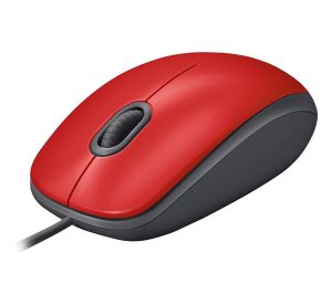 Logitech 910-006759 M110 Kırmızı Silent (Sessiz) Kablolu Optik USB Mouse