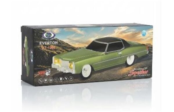 EVERTON RT-1966 Yeşil Arabalı  Bluetooth Fm-Usb-Tf-Aux Şarjlı Nostaljik Radyo