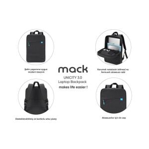 Mack Mcc-605 15.6 UNICITY 3.0 Notebook Çantası Gri