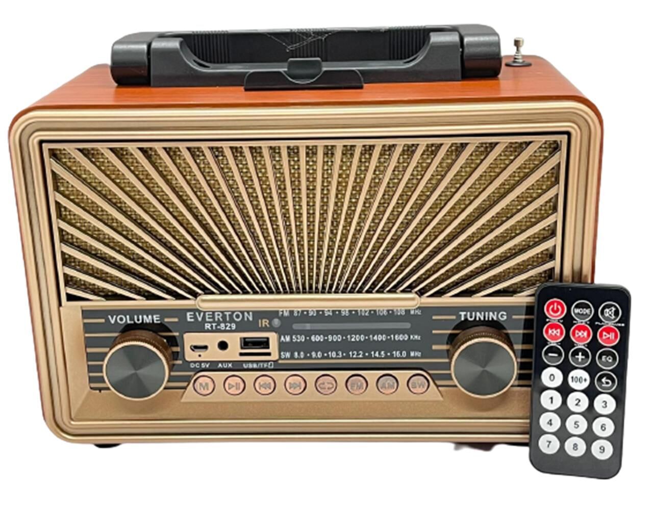 Everton RT-677  Bluetooth-USB-SD-AUX-TF Nostaljik Radyo