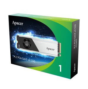 Apacer AP1TBAS2280F4-1 1TB 11500/9000MB/s M.2 PCIe Gen5 x4 SSD (AP1TBAS2280F4-1)