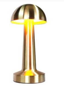 S-link SL-M9065 Lyra 1800mAh Batarya 60 Lümen Gold 3 Renk Işıklı Dokunmatik Dekoratif Masa Lambası