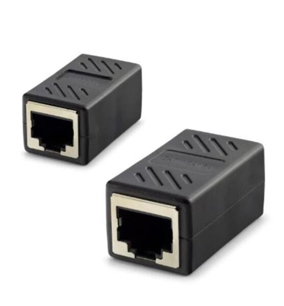HADRON HDX5066 RJ45 Dişi - Dişi Uzatma Adaptörü - Siyah