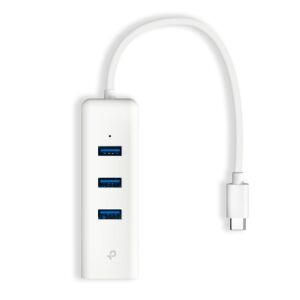 Tp-Link UE330C 10-100-1000 Mbps 3.0 Type C Ethernet Çevirici + 3 Port USB Çoğaltıcı