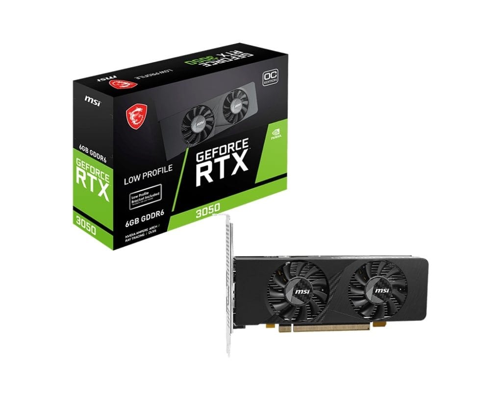 MSI GEFORCE RTX 3050 LP E 6G OC