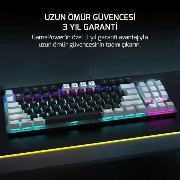 NODAR ND762 Mobil Oyun Klavye Mouse Dönüştürücü Seti RGB Siyah
