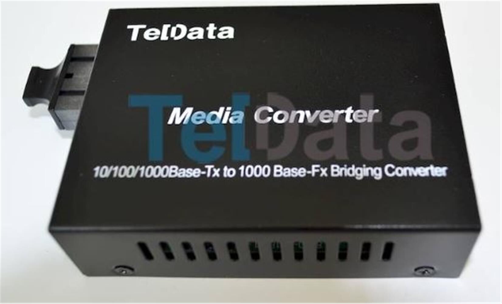 Teldata Media Converter Single Mode 10-100-1000 20 Km Dual Sc
