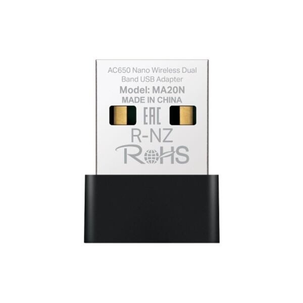 Tp-Link Mercusys MA20N AC650 Nano Wi-fi Kablosuz USB 2.0 Adaptör