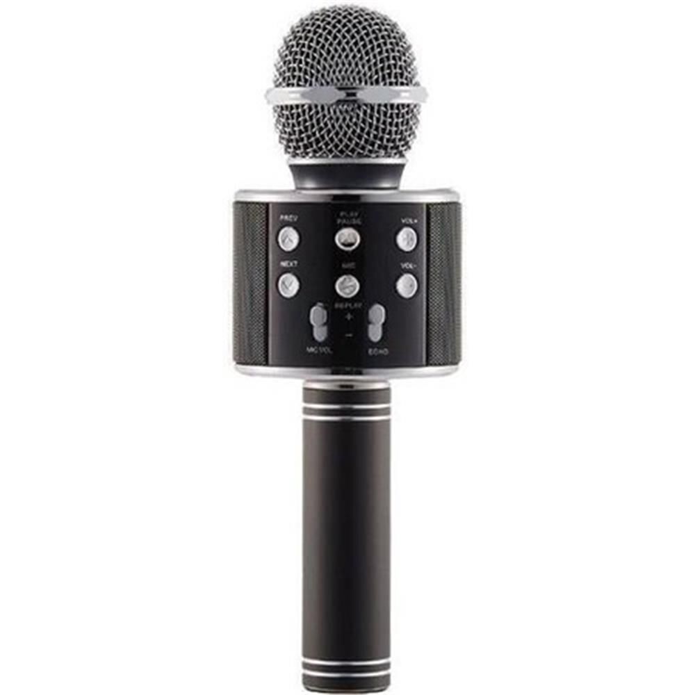 Wster Ws-858 Siyah Bluetooth Karaoke Mikrofon