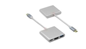 Frisby FA-7656TC Type-C - HDMI + USB 3.0 Adaptör + PD Şarj