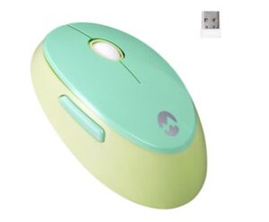 Everest ROUND KM-6282 Renkli Tuşlu Yeşil Kablosuz Q Multimedia Klavye + Mouse Set