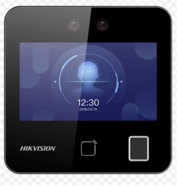 Hikvision DS-K1T343MFWX Parmak İzi, Yüz Tanıma ve Mifare Kart Okuyucu  Bağımsız Terminali