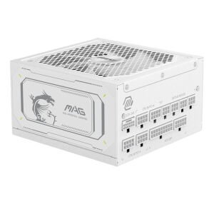 MSI MAG 1000GL PCIE5 WHITE 1000W 80+ GOLD POWER