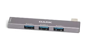 Dark  DK AC USB34C 4 Port USB HUB USB-C 1XUSB -A3.0 3XUSB-A2.0