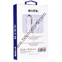 S-link Swapp SW-C635 USB + iPhone Lightning 12-24V 3.1A Kablolu Araç Şarj Cihazı