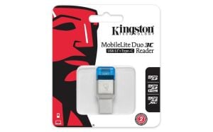 Kingston FCR-ML3C MobileLite DUO 3C USB-A+USB-C microSDHC-SDXC Kart Okuyucu