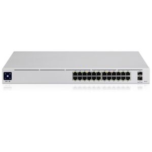 UBIQUITI USW-PRO-24-POE GIGABIT 24 PORT GIGABIT + 2X10GB SFP UPLINK 400W POE YÖNETİLEBİLİR RACKMOUNT SWITCH