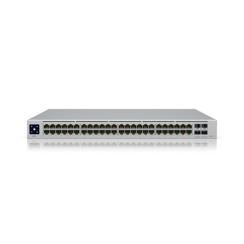 UBIQUITI USW-48-POE 48 PORT GIGABIT + 4X1GB SFP UPLINK L2 195W POE YÖNETİLEBİLİR RACKMOUNT SWITCH