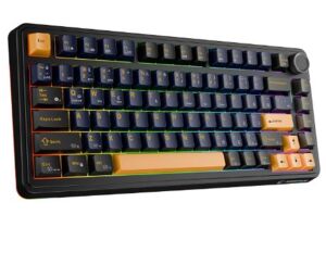 Rampage Quell Siyah Hot Swap 2.4G + BT Wireless RGB Gasket Oil Switch Türkçe Q PBT  Mekanik Klavye