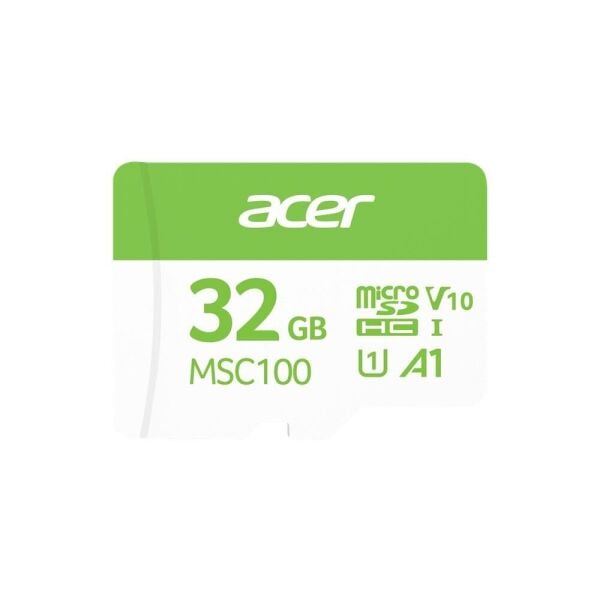 Acer MSC100 32GB microSD U1 V10 A1 Aksiyon Kamera & Güvenlik Kamerası Uyumlu