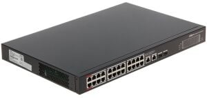 DAHUA PFS3228-24GT-360 24 PORT GIGABIT + 2X1GB RJ45/SFP UPLINK 360W POE RACKMOUNT SWITCH