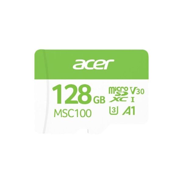Acer MSC100 128GB microSD U3 V30 A1 Aksiyon Kamera & Güvenlik Kamerası Uyumlu