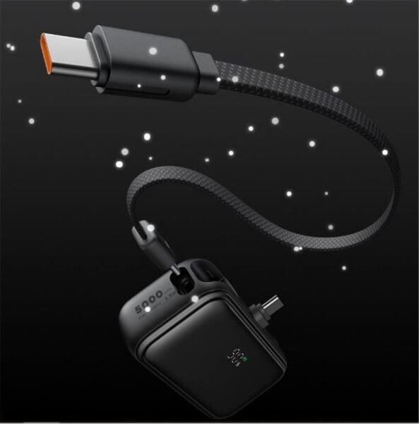 MCDODO MC-7760 5000mAh 22.5W Dahili Kablolu Powerbank