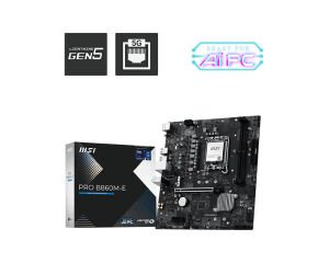 MSI PRO B860M-E DDR5 6400MHz(OC) 1851P mATX
