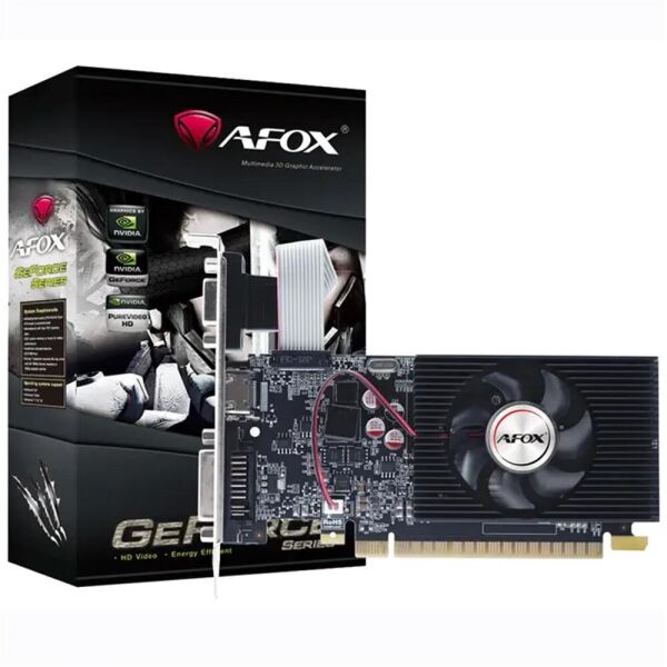 Afox Geforce GT730 4gb Ddr3 128bit AF730-4096D3L5 DVI HDMI VGA LP Single Fan Retail Pack Ekran Kartı