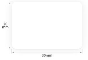 NIIMBOT T30-20-320WHITE Beyaz 30X20MM Termal Etiket