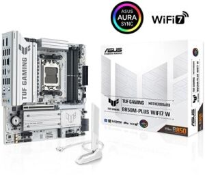 ASUS TUF GAMING B850M-PLUS WIFI 7 AMD ANAKART BEYAZ