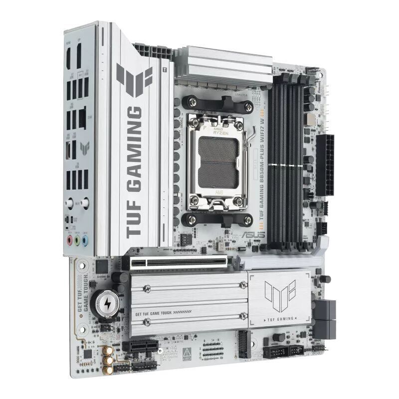 ASUS TUF GAMING B850M-PLUS WIFI 7 AMD ANAKART BEYAZ