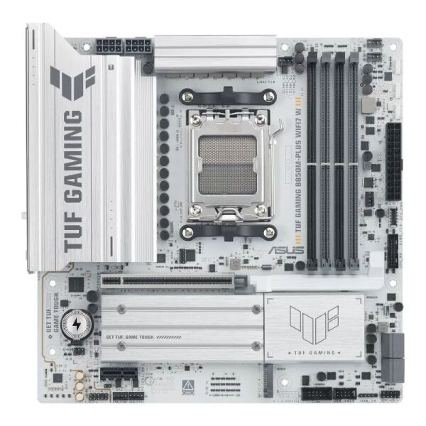 ASUS TUF GAMING B850M-PLUS WIFI 7 AMD ANAKART BEYAZ
