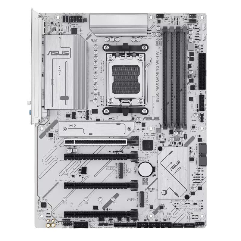 ASUS B850 MAX GAMING WIFI 7 AMD AM5 DDR5 ANAKART BEYAZ